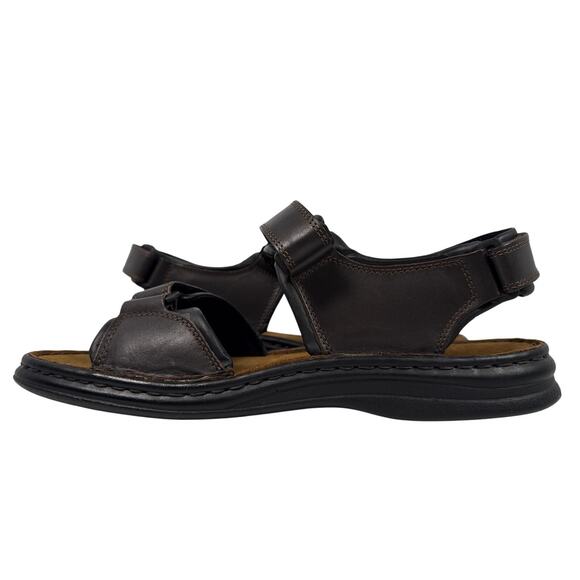 Josef Seibel Rafe Sandals Mens 10.5 EU 44 Dakota Brown Leather Straps 10104 main image 9